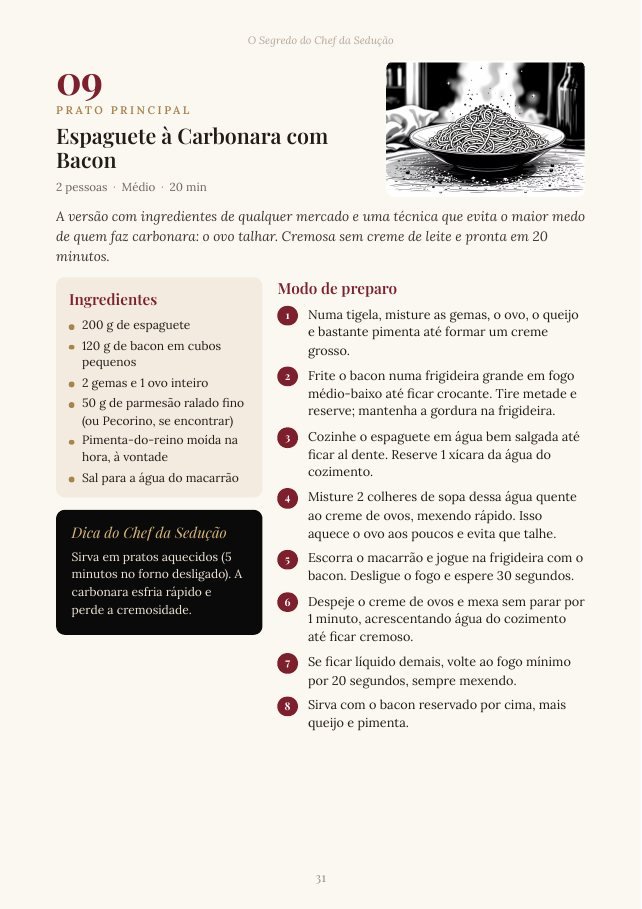 Página de receita